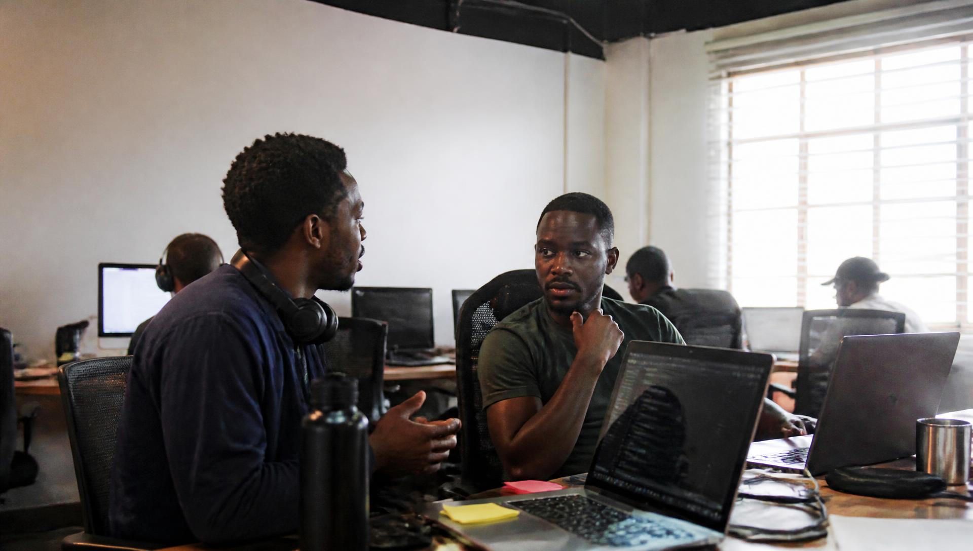 Editorial photograph illustrating: African fintech's consolidation decade has begun